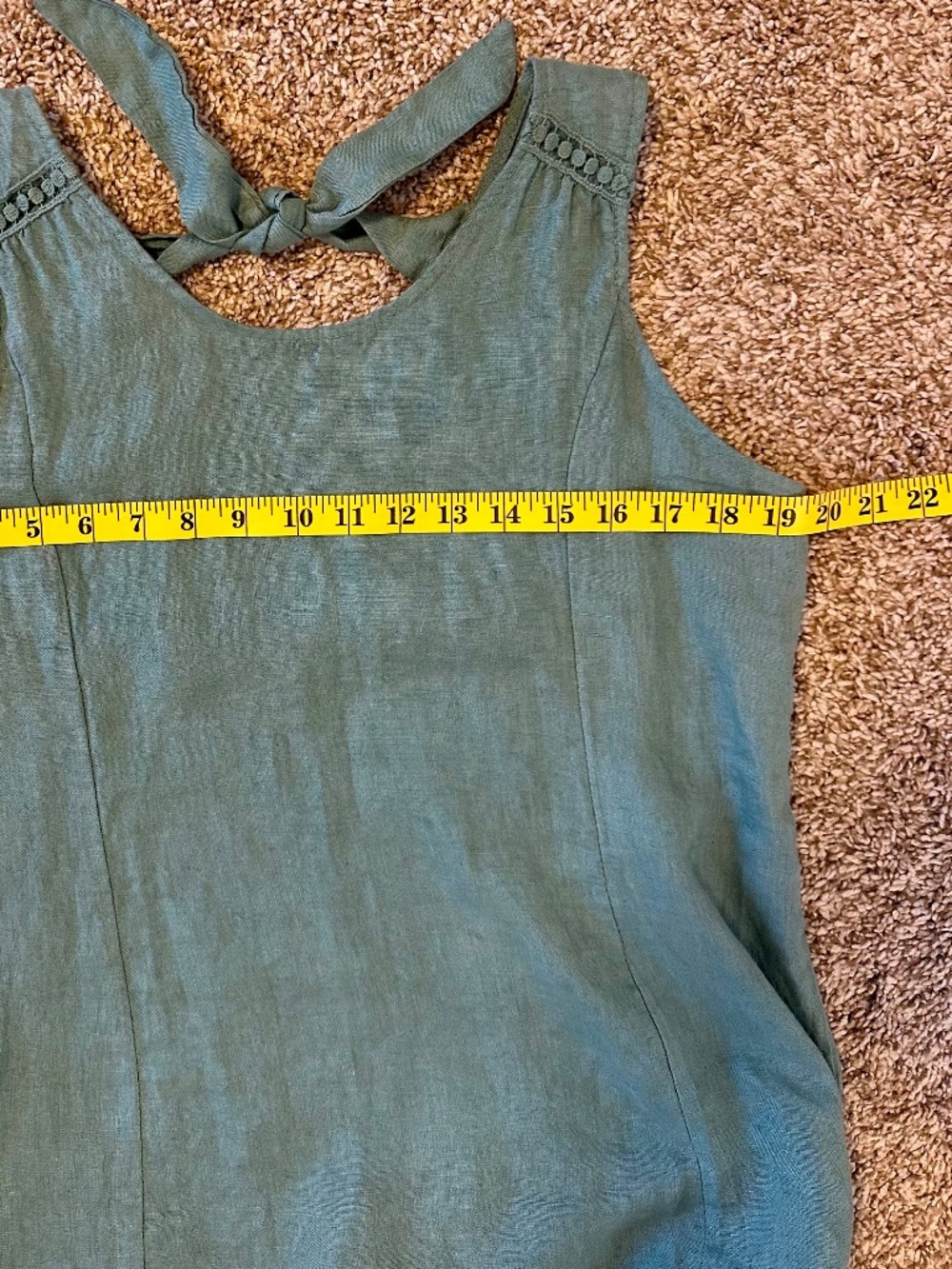 Terzo Millennio Made in Italy 100% Linen Dress, Size M - Picture 9 of 9